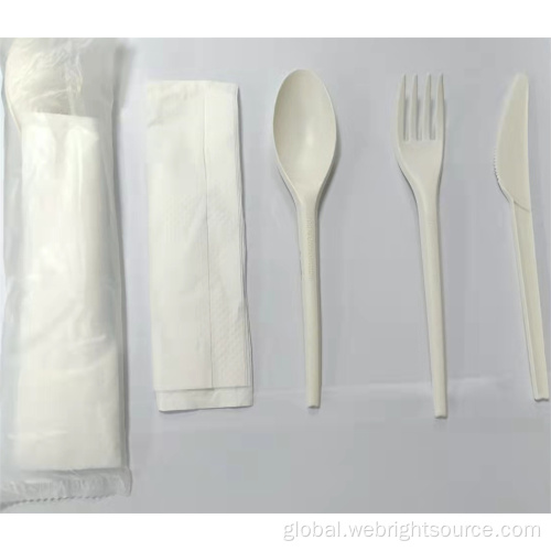 Biodegradable and Compostable PLA Cutlery Set Biodegradable PLA Cutlery Set Factory